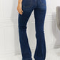 Kancan Full Size Reese Midrise Button Fly Flare Jeans