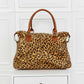 Animal Print Brushed Weekender Bag